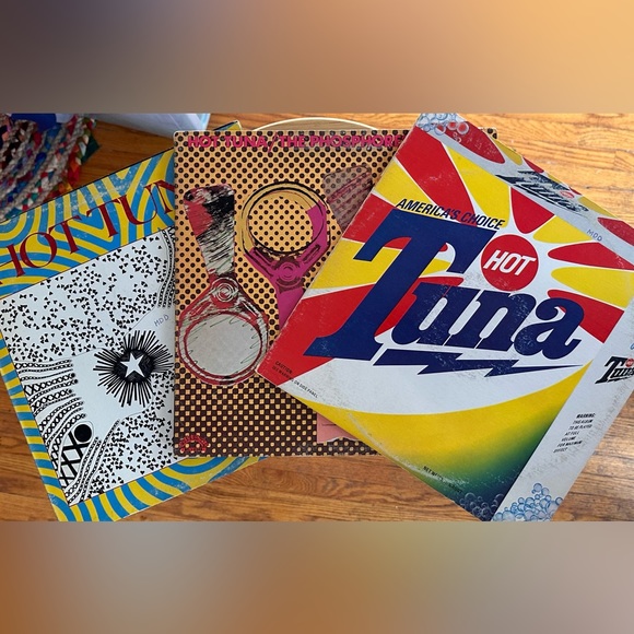 Three Hot Tuna Vinyl Records